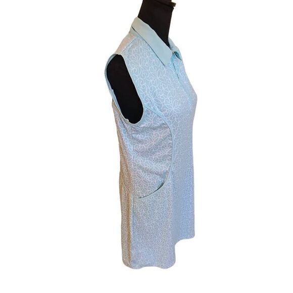 2GG Womens Golf Athletic Performance Dress with Matching Shortie Aquamarine Medi - Picture 3 of 14